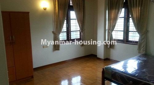 ミャンマー不動産 - 賃貸物件 - No.3907 - Wide space an apartment for rent in Bahan Township. - View of the Bed room