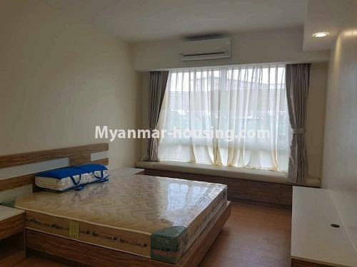 ミャンマー不動産 - 賃貸物件 - No.3912 - A Condo room for rent in Star City Condo. - View of the Bed room