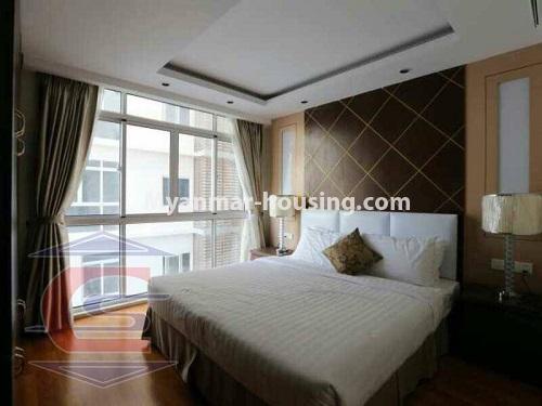 ミャンマー不動産 - 賃貸物件 - No.3941 - A nice room for rent in Golden Parami Condo. - View of the Bed room