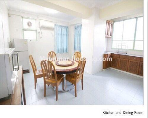 ミャンマー不動産 - 賃貸物件 - No.3946 - Excellent room for rent in Pearl Condo - View of Dinning room