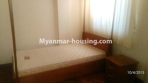 ミャンマー不動産 - 賃貸物件 - No.3948 - An apartment for rent in Anawyahta housing. - View of the Bed room