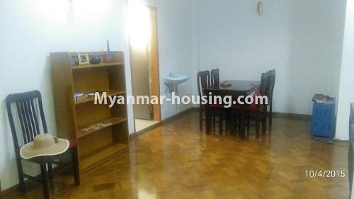 ミャンマー不動産 - 賃貸物件 - No.3948 - An apartment for rent in Anawyahta housing. - View of the Dinning room