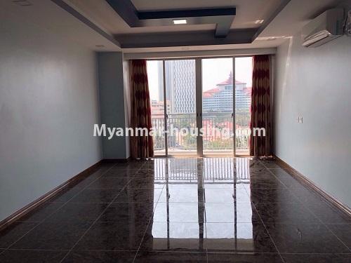 Myanmar real estate - for rent property - No.3951 - Nice condo room for rent in Yankin! - living room view