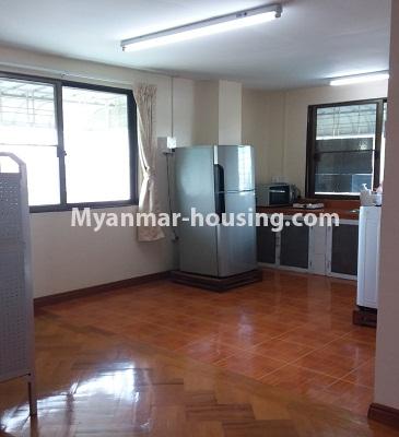 Myanmar real estate - for rent property - No.3968 - An apartment for rent in Kamaryut Township - View  of Kitchen room