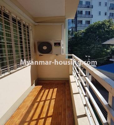 Myanmar real estate - for rent property - No.3968 - An apartment for rent in Kamaryut Township - View of Balcony