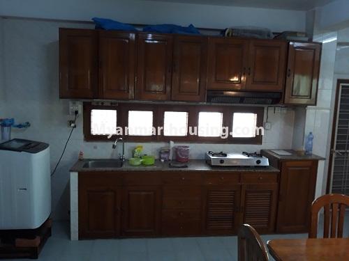 Myanmar real estate - for rent property - No.3969 - Condo room for rent in BoMyat Tun Tower, Botahtaung Township. - View of Kitchen room