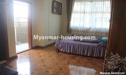 Myanmar real estate - for rent property - No.4030 - High floor condo room decorated for rent in Pearl Condo. - bedroom