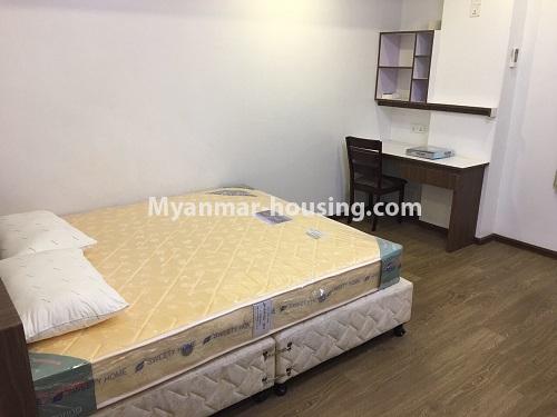 ミャンマー不動産 - 賃貸物件 - No.4112 - New Condo room for rent in Ahlone. - master bedroom