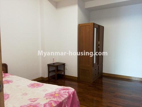 Myanmar real estate - for rent property - No.4124 - Luxurious Condo room in Ahlone. - master bedroom 2