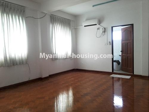 Myanmar real estate - for rent property - No.4128 - Top floor of the 5 Storey house for rent in Golden Valley! - living room