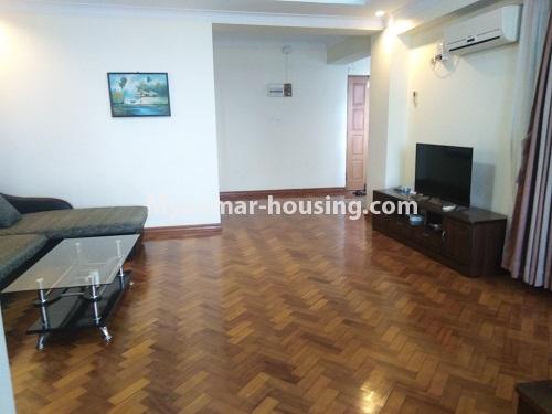 Myanmar real estate - for rent property - No.4302 - Pearl condo room for rent in Bahan! - another view of living room