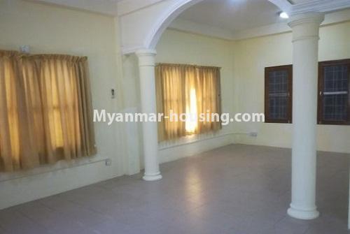 Myanmar real estate - for rent property - No.4307 - Landed house for rent in Sanchaung! - downstairs 