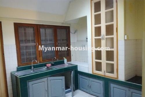 Myanmar real estate - for rent property - No.4307 - Landed house for rent in Sanchaung! - kitchen 