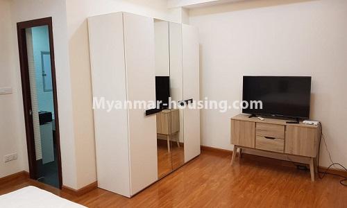 Myanmar real estate - for rent property - No.4310 - Nice condo room for rent in Bahan! - master bedroom 1