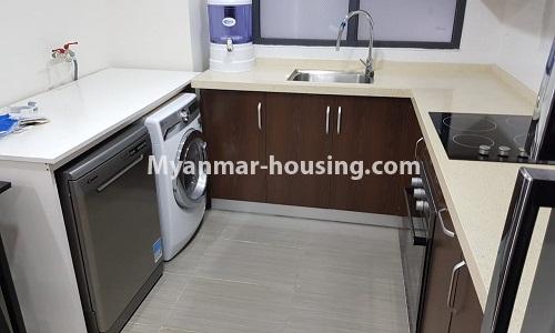 Myanmar real estate - for rent property - No.4310 - Nice condo room for rent in Bahan! - kitchen