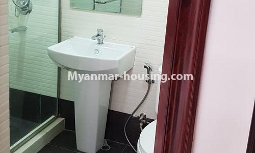 Myanmar real estate - for rent property - No.4310 - Nice condo room for rent in Bahan! - bathroom 2