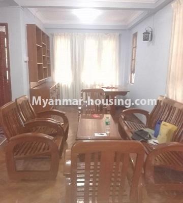 Myanmar real estate - for rent property - No.4314 - Landed house for rent in Mayangone! - living room