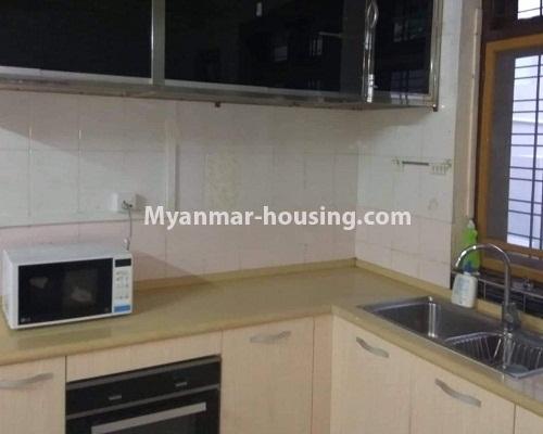 Myanmar real estate - for rent property - No.4319 - Landed house for rent in Golden Valley, Bahan! - kitchen