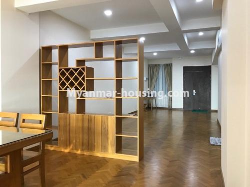 ミャンマー不動産 - 賃貸物件 - No.4330 - Lamin Luxury Condo room for rent in Hlaing! - dinaing area