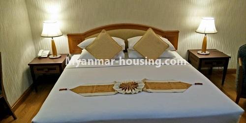 Myanmar real estate - for rent property - No.4338 - Tow bedroom serviced apartment for rent in Kamaryut! -  bedroom 1