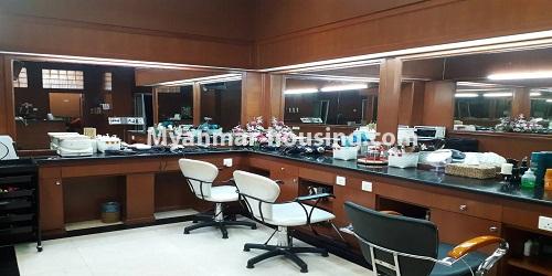 Myanmar real estate - for rent property - No.4338 - Tow bedroom serviced apartment for rent in Kamaryut! - buffet area