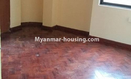 Myanmar real estate - for rent property - No.4607 - Condominium room for rent near Shwe Gone Daing, Bahan! - bedroom view