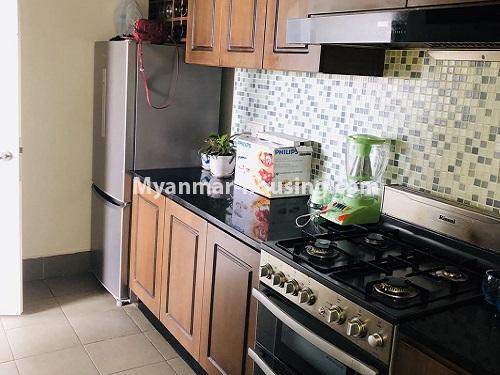 ミャンマー不動産 - 賃貸物件 - No.4640 - Duplex 2 bedrooms Top floor  Star City Condo room for rent in Thanlyin! - anothr view of kitchen