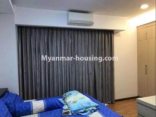 ミャンマー不動産 - 賃貸物件 - No.4653 - Furnished Twin Centro Condominium room for rent in Sanchaung! - single bedroom view