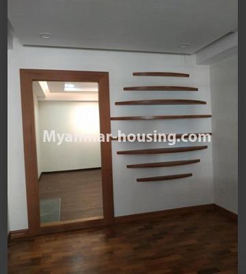 Myanmar real estate - for rent property - No.4658 - New Condominium Building room for rent in Hledan, Kamaryut! - another master bedroom view