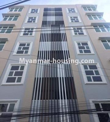 Myanmar real estate - for rent property - No.4663 - Newly built condominium room for rent on Htan Ta Pin road, Kamaryut! - building view