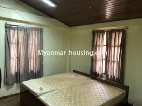 Myanmar real estate - for rent property - No.4665 - Landed house with big company or office option in Thanlwin Street, Golden Valley, Bahan! - bedroom view