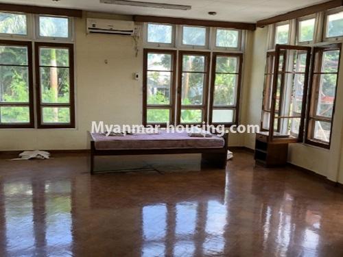 Myanmar real estate - for rent property - No.4665 - Landed house with big company or office option in Thanlwin Street, Golden Valley, Bahan! - another bedroom view