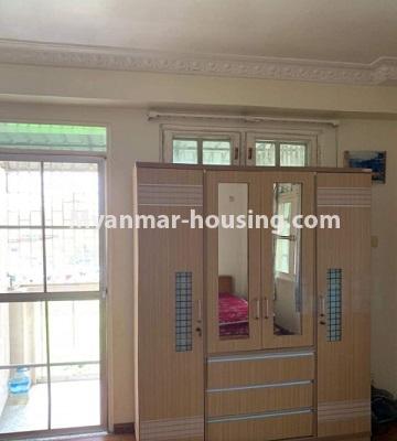 Myanmar real estate - for rent property - No.4670 - Furnished condominium room for rent near Myanmar Plaza! - wardrobe view in bedroom