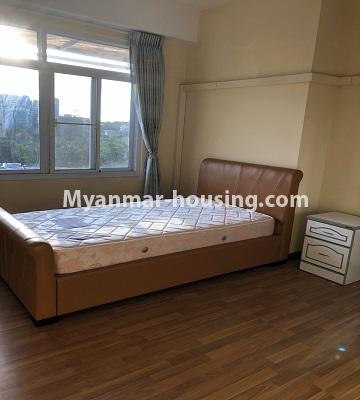 Myanmar real estate - for rent property - No.4672 - Nice 3BHK Aung Chan Thar Codominium room for rent in Yankin! - single bedroom view