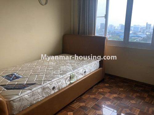 Myanmar real estate - for rent property - No.4673 - Decorated and furnished Aung Chan Thar Codominium room for rent in Yankin! - another single bedroom view