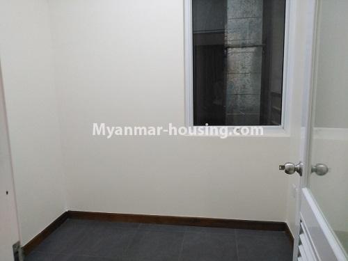 Myanmar real estate - for rent property - No.4674 - Furnished new condominium room in KBZ Tower for rent in Sanchaung! - single bedroom view