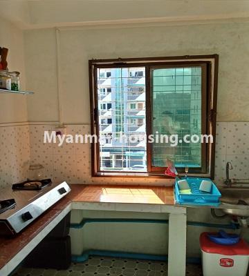 Myanmar real estate - for rent property - No.4675 - Furnished and decorated apartment room for rent in Sanchaung! - kitchen view