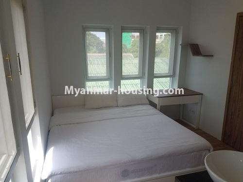 Myanmar real estate - for rent property - No.4676 - Furnished duplex 2BHK Penthouse for rent in Golden Valley, Bahan! - single bedroom view