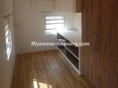 Myanmar real estate - for rent property - No.4676 - Furnished duplex 2BHK Penthouse for rent in Golden Valley, Bahan! - changing room view