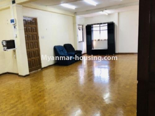 Myanmar real estate - for rent property - No.4679 - Nice apartment room for rent near Myanmar Plaza! - living room view