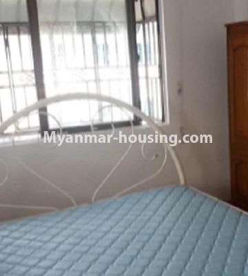 Myanmar real estate - for rent property - No.4680 - Furnished 3BHK apartment in Shwe Ohn Pin Housing, Yankin! - another view of master bedroom