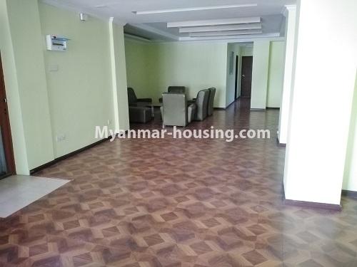 Myanmar real estate - for rent property - No.4689 - 1 BHK Furnished First Floor near Myaynigone for rent! - living room view