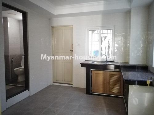 Myanmar real estate - for rent property - No.4689 - 1 BHK Furnished First Floor near Myaynigone for rent! - kitchen view