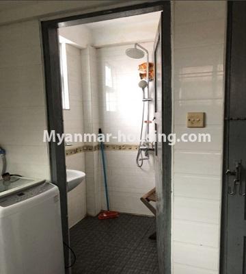 Myanmar real estate - for rent property - No.4708 - Nice apartment near San Yeik Nyein  Ga Mone Pwint, Kamaryut! - bathroom view