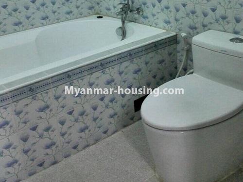 ミャンマー不動産 - 賃貸物件 - No.4722 - Four storey landed house for rent in Golden Valley, Bahan! - bathroom view