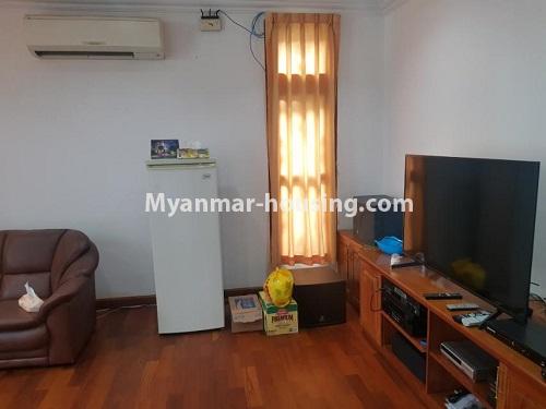 缅甸房地产 - 出租物件 - No.4727 - Three storey landed house with seven bedrooms for rent in Golden Valley, Bahan! - living room ivew