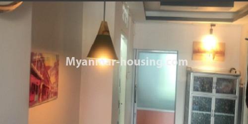 Myanmar real estate - for rent property - No.4731 - Clean and lovely 1 BHK condominium room for rent near Myaynigone City Mart! - interior decoration view