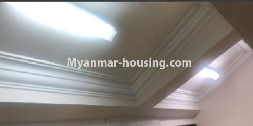 Myanmar real estate - for rent property - No.4731 - Clean and lovely 1 BHK condominium room for rent near Myaynigone City Mart! - ceiling view