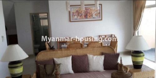 Myanmar real estate - for rent property - No.4733 - Furnished Duplex Penthouse for rent in Star City, Thanlyin! - anothr view of living room