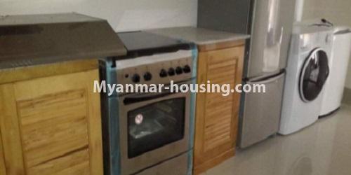 Myanmar real estate - for rent property - No.4733 - Furnished Duplex Penthouse for rent in Star City, Thanlyin! - another view of kitchen